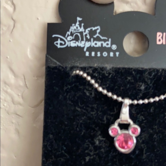 Disney resort birthstone October Mickey necklace - Picture 4 of 4